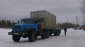 Transportation by winter road to Usinsk