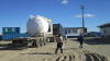 Transportation of cement silo towers to Noyabrsk